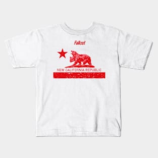 FALLOUT: NEW CALIFORNIA REPUBLIC (GRUNGE STYLE) Kids T-Shirt